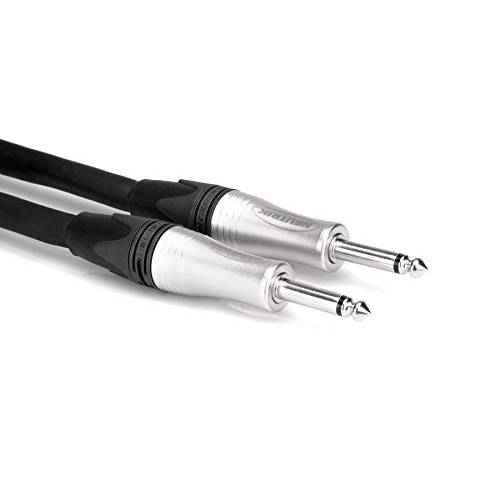 Hosa SKJ 날 스피커 Cables Neutrik 1/ 4 Inch TS - (3 Feet) (Black)