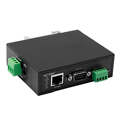 UTEK UT-6001 1 Port 10/ 100M RS-232/ 485/ 422 Serial 랜포트 Switch 모뎀 서버