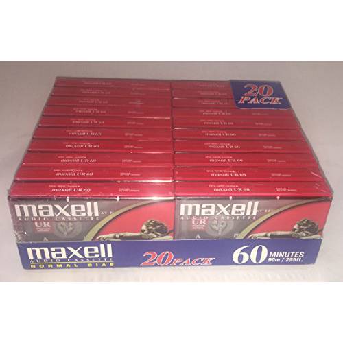 Maxell 오디오 카세트 UR 60 20 pack