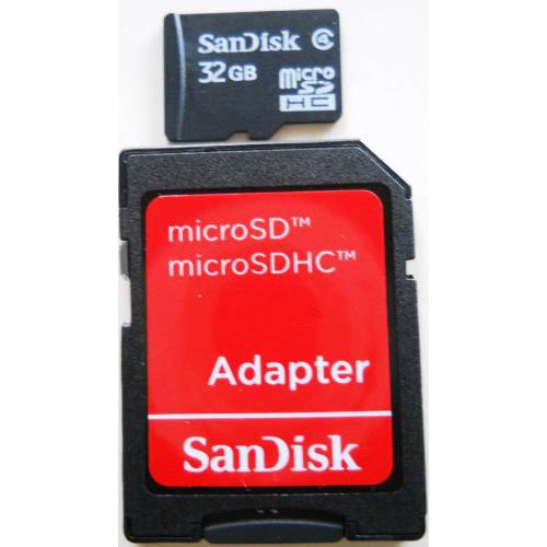 SanDisk 32GB 미니 SDHC 카드 w/  SD& 미니 SD 변환기 ( SD SDQ-032G-2ADP)