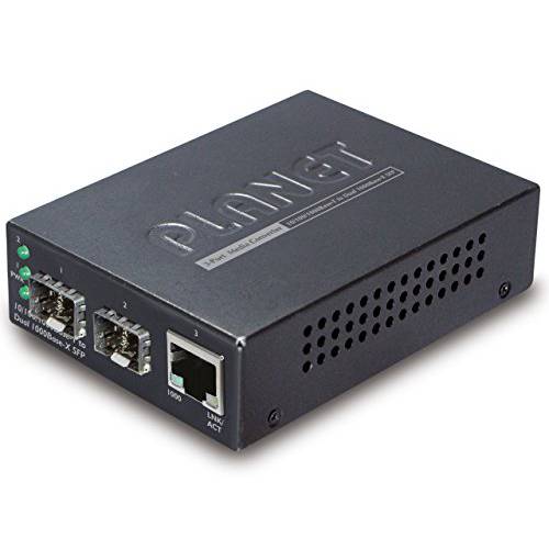 GT-1205A 1-Port 10/ 100/ 1000Base-T to 2-Port 1000FX (SFP) Switch Media 컨버터