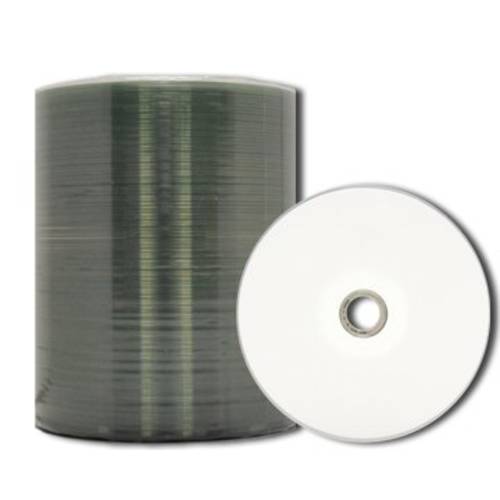 MediaPro 여분 CD - 전문적인 Grade White 잉크젯 허브 작성가능 CD-R - 100 Pack