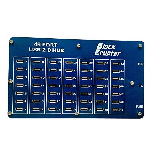 Block Erupter 49 Port USB 2.0 허브 110/ 220V ATX