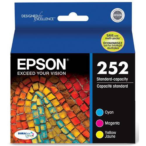 Epson T252520 DURABrite 울트라 컬러 콤보 Pack 표준 용량 컬러 잉크 카트리지