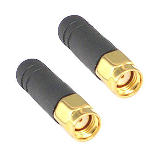 2.4GHz 무선 모듈 Small 안테나 Copper 3cm 롱 전방향 RP SMA Male Pack of 2