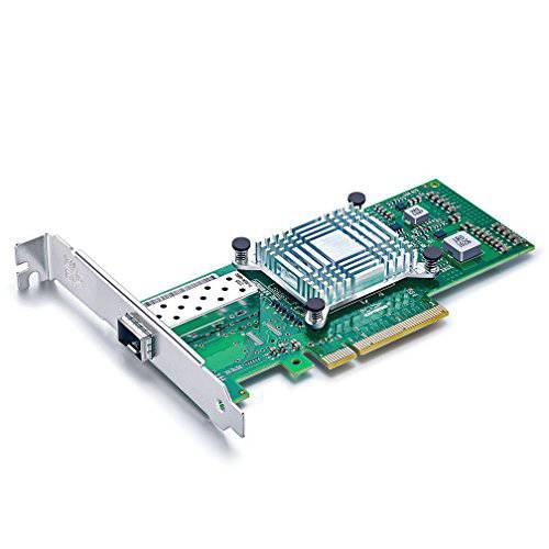 10Gb PCI-E NIC 네트워크 카드, 싱글 SFP+ 포트, PCI Express 이더넷 랜 어댑터 지원 윈도우 서버/ 리눅스/ VMware, Compare to Intel X520-DA1