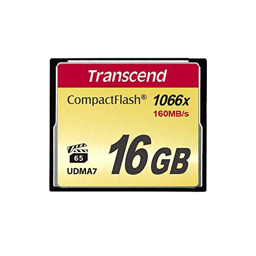 Transcend 16GB CompactFlash 메모리 카드 1000x (TS16GCF1000)