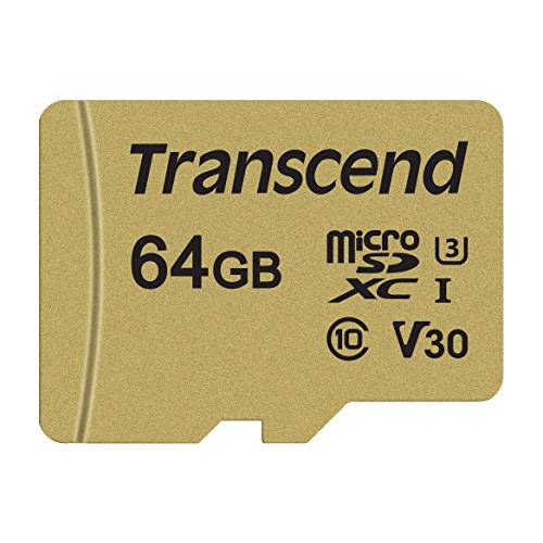 Transcend 64GB MicroSDXC/ SDHC 500S 메모리 카드 TS64GUSD500S
