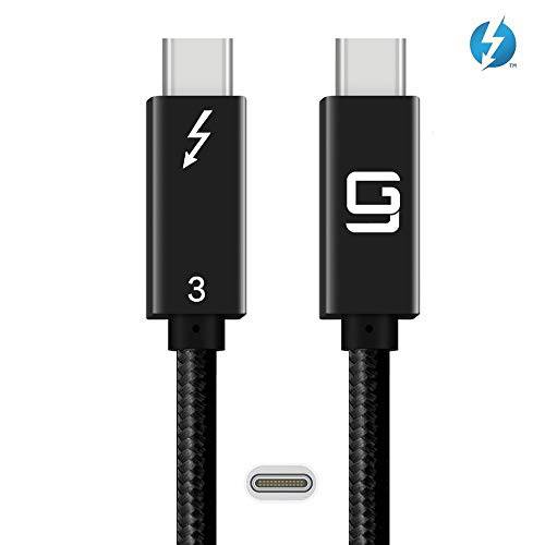GodSpinUSB-C toUSB-C 케이블 (20Gbps) 초고속 [Certified]USB Type-C toUSB Type-C, 100W 파워 (USB 3.1& 3.2 Compatible) Nylon Braided, 이중 4k or Single 5k @60hz 디스플레이 (3.3ft/ 20Gbps)