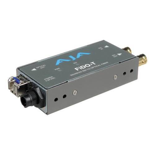 AJA FiDO-T Single-channel SD/ HD/ 3G SDI to 광학 파이버 컨버터, 변환기 루핑 SD/ HD/ 3G SDI 출력