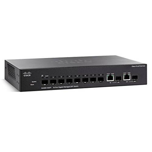 Cisco SG300-10SFP-K9 10-Port 기가비트 Managed SFP Switch