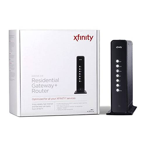 ARRIS DOCSIS 3.0 Residential Gateway 802.11n 4 기가 포트 라우터,공유기 2-Voice Lines Certified Comcast TG862G-CT with with