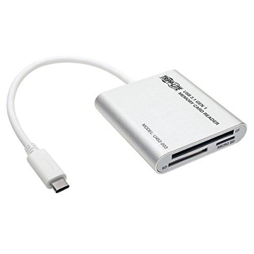 TRIPP LITE USB 3.1 Gen 1 USB-C 멀티 드라이브 Flash 메모리 Media Reader/ 라이터 5Gbps (U452-003)