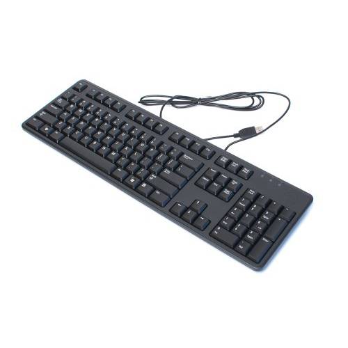 Dell 2GR91 슬림 USB 104-Key 키보드 with Fold-out Feet for Dell 모델 (Black)