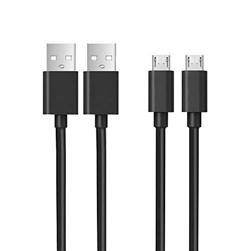 [2-Pack] USB 미니 케이블 충전 케이블 호환가능한 삼성 갤럭시 Note, Tab A, E, S2, 3, 4, 7.0 8.0 9.6 9.7 10.1, SM-T280/ 350/ 580/ 113/ 377/ 560/ 713/ 813/ 230/ 530 태블릿,태블릿PC