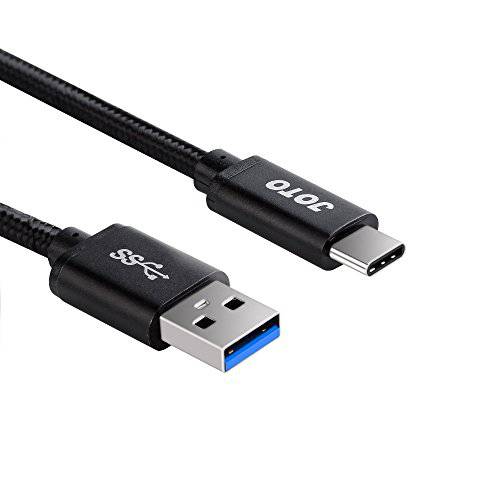 JOTO Type C 케이블 Extra Long 10ft USB-C 3.1 Type-C to USB 3.0 Type a 충전 데이터 케이블 내구성, 튼튼 Nylon Braided 아이패드 프로 12.9 11 갤럭시 울트라 S20 S10 S9 Note 10 9 Tab S4 닌텐도스위치 -Black for
