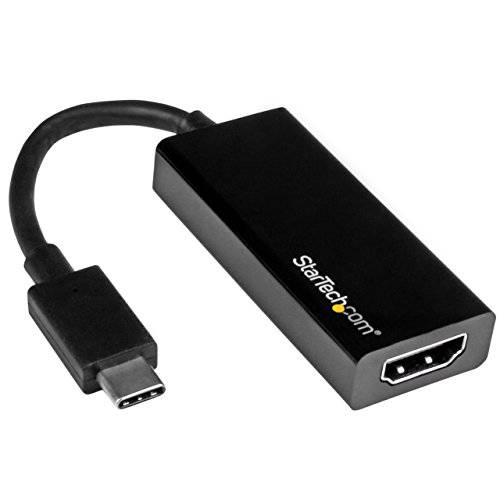brandnameeng.com USB-C to HDMI 영상 변환기 컨버터 - 4K 30Hz - 벼락 3 호환 - USB 3.1 Type-C to HDMI 모니터 여행용 동글 블랙 (CDP2HD)