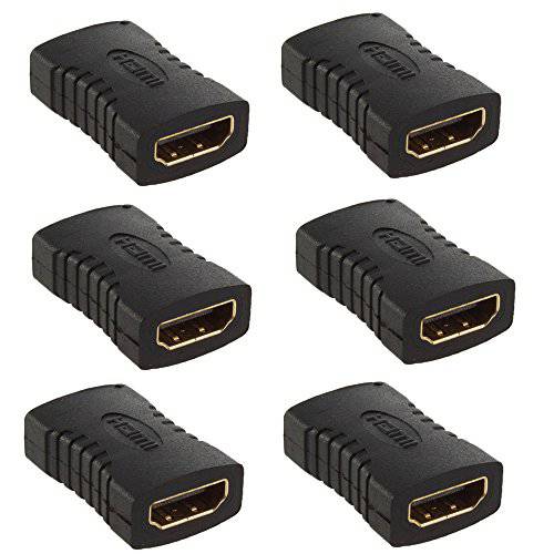 HDMI Female to HDMI Female 연장기,커플러 커넥터 Pack 6pcs 변환기 확장기 F F 고속