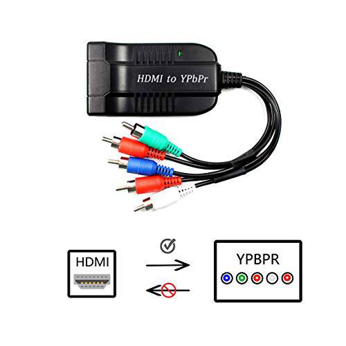 1080P HD 클리어 HDMI to 스케일러 Male RGB 컴포넌트 YPbPr 영상 and R/ L 오디오 스케일러 변환기 컨버터
