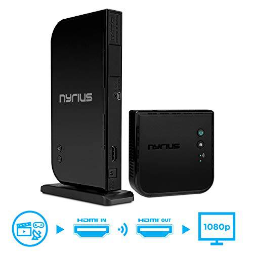 Nyrius Aries Home HDMI 디지털 무선 송신기 & 리시버 HD 1080p 영상 스트리밍 케이블 박스 Satellite 블루레이 DVD PS3 PS4 노트북 PC NAVS500 for