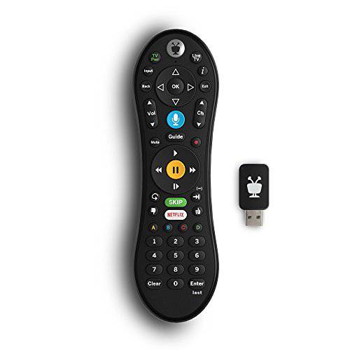TiVo VOX 원격 to Upgrade TiVo Roamio or TiVo 미니 with 음성 Search, 블랙 (C00301)