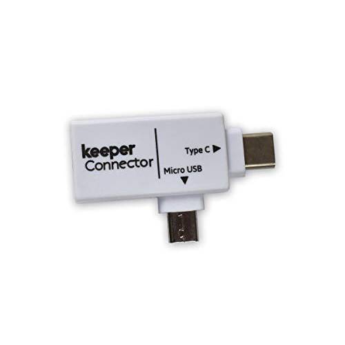키퍼 커넥터 - 다기능, 멀티 2-in-1 미니 USB 3.0&  USB 3.1 Type C USB OTG 변환기 컨버터 for 안드로이드 Smartphones, 태블릿,태블릿PC