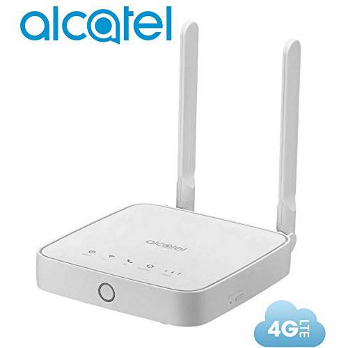 라우터 Alcatel  링크 허브 4G LTE 언락 월드와이드 HH41NH Multibam 150 Mbps Wi-Fi (4G LTE USA Latin 카리브해 유로 아시아 아프리카)+ RJ45 Up to 32 사용자 HH41NH-2BTGMXA-1