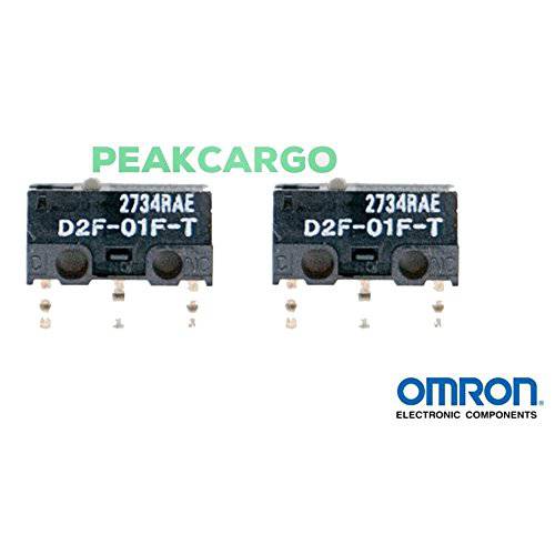 Qty 2 OMRON D2F-01F-T 마이크로 스위치 Microswitch 레이저 로지텍 애플 마우스