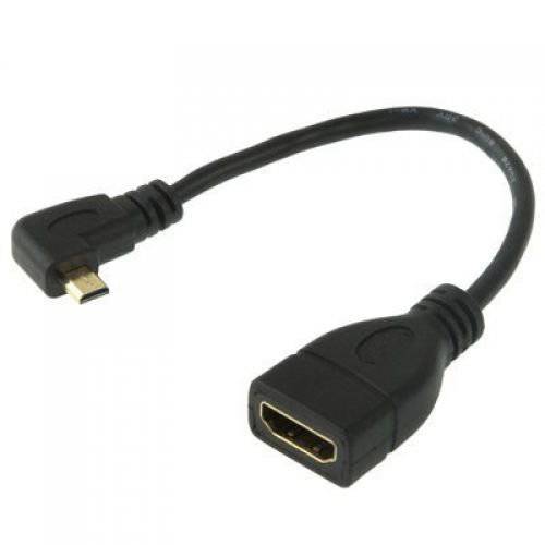 Seadream 6 15CM 90 도 미니 HDMI Right-Toward Male to HDMI Female 케이블 변환기 커넥터 (Right-Angle)