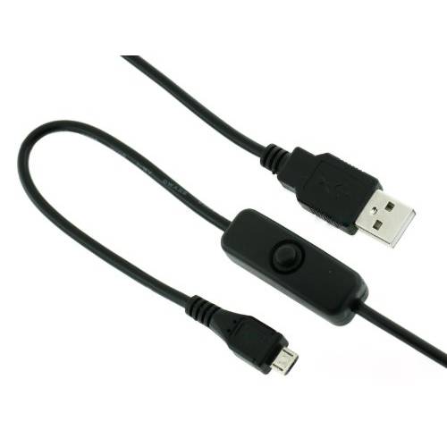 JBtek 라즈베리 파이 미니 USB 케이블 with ON/ 오프 스위치 - 쉬운 Start/ Reboot