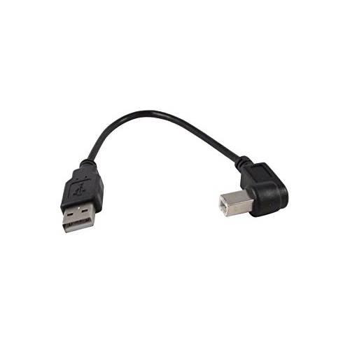 Inovat 직각 프린터 케이블 USB2.0 aMale Plug to 직각 USB B Male A/ B M/ M 프린터 스캐너 케이블 12 Inch(30CM)