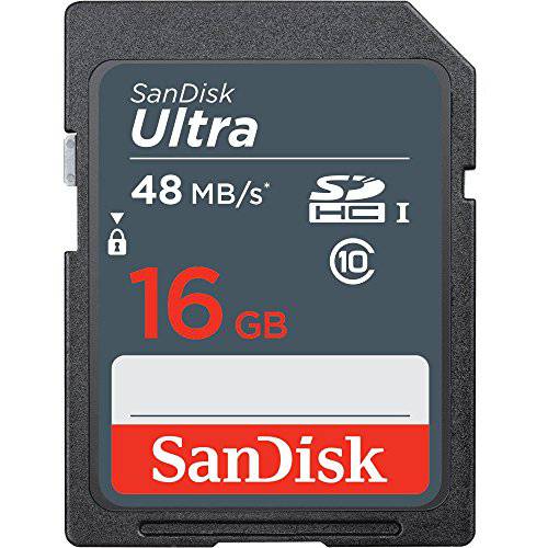 SanDisk 울트라 16GB SDHC Class 10 UHS-1 메모리 카드 - 스피드 up to 48 MB/ s