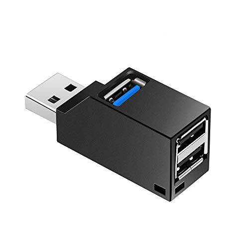 USB 3.0 허브, Fanshu 3 Port 미니 휴대용 고속 고속 Bus 전원 Data USB 허브 Transfer, 분배 박스 변환기 Expansion for PC 노트북 노트북 컴퓨터 맥 Linux 윈도우