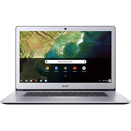 Acer Chromebook 15, Intel Celeron N3350, 15.6 풀 HD 터치, 4GB LPDDR4, 32GB 스토리지, 구글 Chrome, 퓨어 실버, CB515-1HT-C2AE, 15-15.99 인치