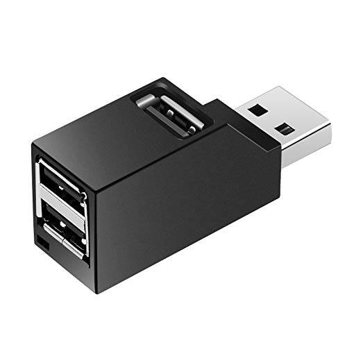 SimYoung 3-Port USB 2.0 울트라 소형, 콤팩트 Data Hub/ 분배 고속 for 맥Book, 맥 Pro/ Mini, iMac, 서피스 Pro, XPS, 노트북 PC, USB Flash Drives, Keyboard, 마우스 and More