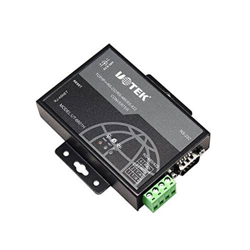 UTEK UT-6601H 1-Port 랜포트 to Serial, TCP/ IP to RS-232/ 422/ 485 Serial 디바이스 서버