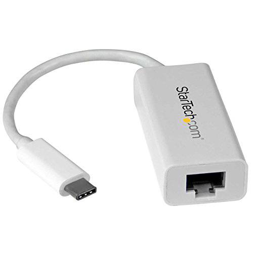 StarTech.com  USB C to 기가비트 랜포트 - 하얀 -  USB 3.1 to RJ45 랜 네트워크 어댑터 -  USB Type C to 랜포트 (US1GC30W)