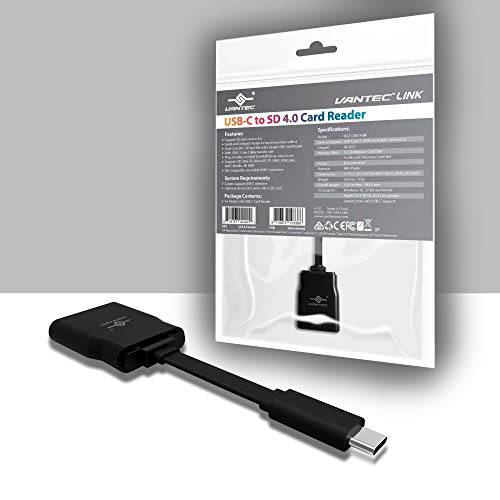 Vantec Link USB-C to SD 4.0 카드 리더,리더기