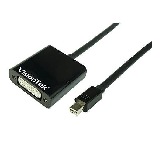 VisionTek Products 900916 미니DisplayPort, 미니 DP to SL DVI-D Active 변환기 (M/ F)