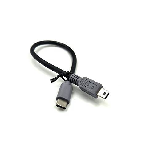 Duttek USB C to Mini USB OTG Cable, USB C Male to Mini USB 5-Pin Male  On-The-go Data Convertor Adapter OTG Cable for MacBook, iMac Pro,  Chromebook