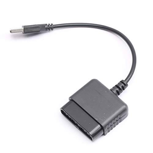 DEVMO USB 케이블 PS2 to PS3 비디오 게임 컨트롤러 어댑터 컨버터 호환가능한 with 소니 PS2 PS3 PC 플레이스테이션 2 플레이스테이션 3