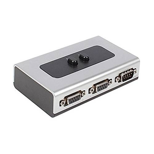 2 Port Serial 9pin 수동 Switch 셀렉터 박스 2-way RS232 Female Serial port (RS232) 2:1 Seletor
