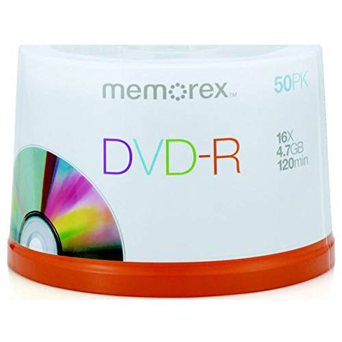 Memorex 4.7Gb/ 16x DVD-R 50-Pack Spindle