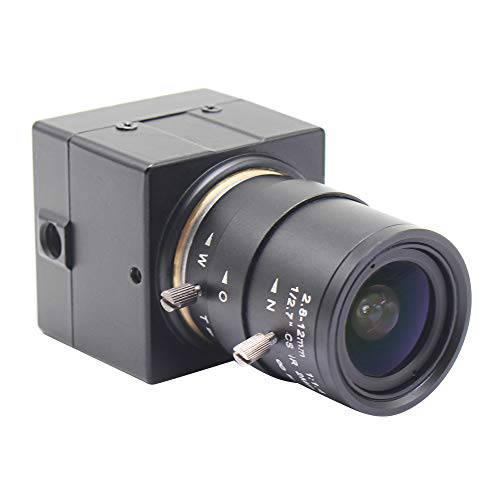 2.8-12mm Varifocal 렌즈 USB 카메라 하이 fps VGA 100fps USB 카메라 1080P USB Webcamera CS 마운트, 2MP HD 웹 카메라 CMOS OV2710 센서 웹 캠 UVC 리눅스 윈도우 웹 회의 카메라