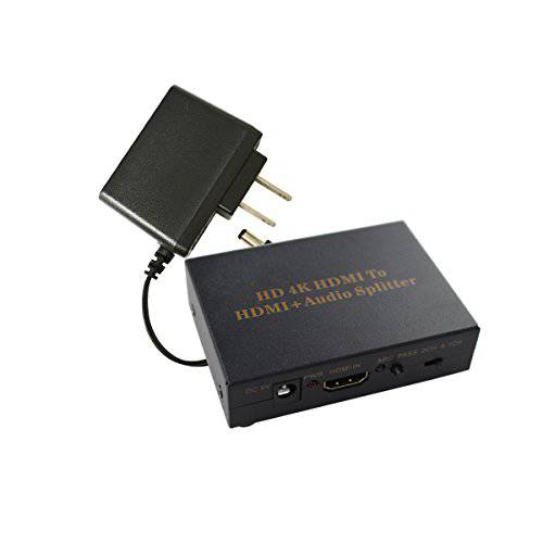 4Kx2K HDMI 오디오 압출 Hdmi to HDMI (Spdif+ R/ L) 오디오 분배 ARC 컨버터 박스 오디오 분배 with Pass/ 2.0ch/ 5.1 ch 오디오 모델 지원 DTS-HD