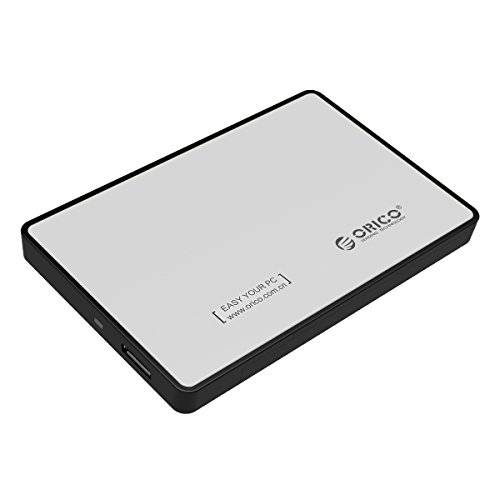 ORICO SATA to USB 3.0 외장 하드디스크 케이스 2.5 HDD and SSD [UASP Supported]- 실버 for