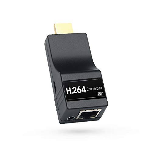 DDMALL  미니 H.264 HDMI 비디오 Encoder, 1080i 1080p, 지원 RTMP, RTMPS, RTSP, TS, RTP, UDP, Multicast, Unicast, USB-Powered, The 가장작은 라이브 스트리밍 Encoder 유튜브, Facebook and More