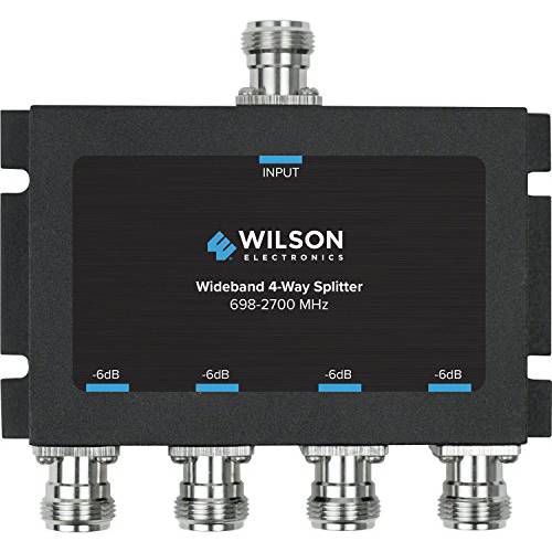 Wilson Electronics -6 dB 4-Way Splitter, N-Female (50 Ohm)