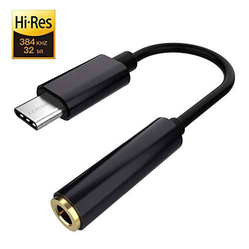 USB C DAC - USB C 헤드폰 어댑터 - 휴대용 32 비트 헤드폰 앰프 - 타입 C to 3.5mm 잭 변환기 - 프리미엄 Sound Enhancer 구글 Pixel 2 3 4 XL 삼성 Note 10/10+ ONEPLUS 7 프로 화웨이 Mate for