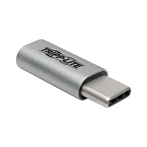 Tripp Lite USB Cto USB Micro-B USB 2.0 Hi-Speed 변환기 컨버터 소형, 콤팩트 USB Type C, USB-C, USB Type-C, M/ F (U040-000-MIC-F)
